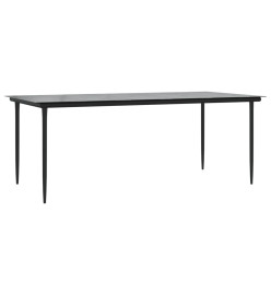Ensemble à manger de jardin et coussins 9 pcs marron poly rotin