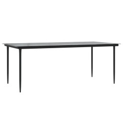 Ensemble à manger de jardin et coussins 9 pcs marron poly rotin