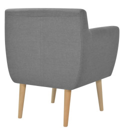 Fauteuil Gris clair Tissu