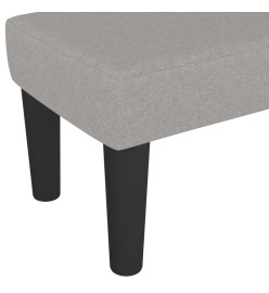 Banc Gris clair 100x30x30 cm Tissu