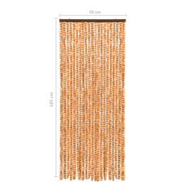 Moustiquaire Ocre et blanc 56x185 cm Chenille