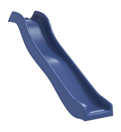 Toboggan de jeu bleu 174x38 cm polypropylène