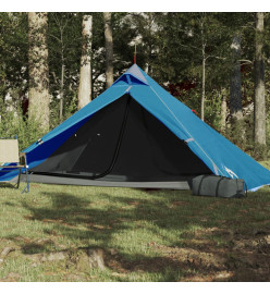 Tente de camping 1 personne bleu 255x153x130 cm taffetas 185T