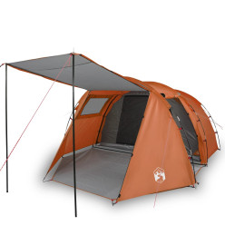 Tente de camping 4 personnes 420x260x153 cm taffetas 185T