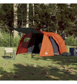 Tente de camping 4 personnes 420x260x153 cm taffetas 185T