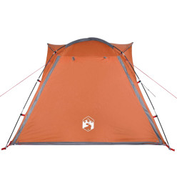 Tente de camping 4 personnes 240x221x160 cm taffetas 185T