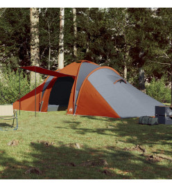 Tente de camping 6 personnes 576x238x193 cm taffetas 185T