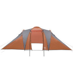 Tente de camping 6 personnes 576x238x193 cm taffetas 185T