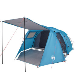 Tente de camping 4 personnes bleu 420x260x153 cm taffetas 185T