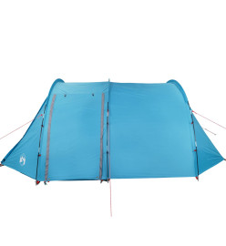 Tente de camping 4 personnes bleu 420x260x153 cm taffetas 185T