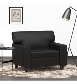 Fauteuil Noir 60 cm Similicuir