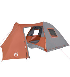 Tente de camping 6 personnes 466x342x200 cm taffetas 185T