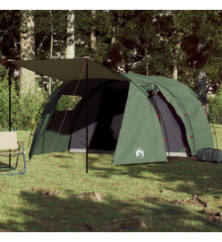 Tente de camping 4 personnes vert 420x260x153 cm taffetas 185T