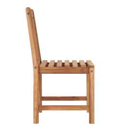 Chaises de jardin 6 pcs Bois de teck solide