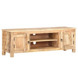 Meuble TV 120x30x40 cm Bois de manguier brut