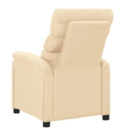 Fauteuil de massage Crème Tissu