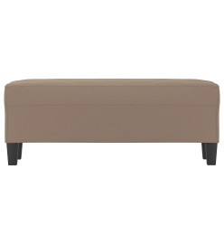 Banc Taupe 100x35x41 cm Tissu microfibre