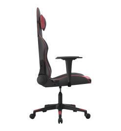 Chaise de jeu Noir et rouge bordeaux Similicuir