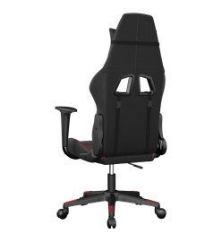 Chaise de jeu Noir et rouge bordeaux Similicuir