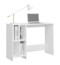 Bureau d'ordinateur portable Blanc 102,5x35x75 cm Aggloméré