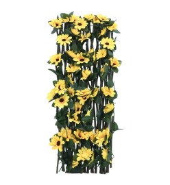  Treillis de lierre artificiel extensible jaune 180x60 cm