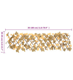  Treillis de feuille d'érable artificiel extensible 5 pcs