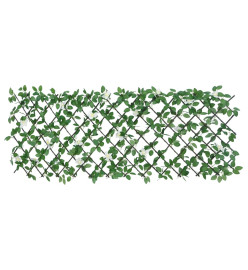 Treillis de lierre artificiel extensible vert 5 pcs 186x70 cm