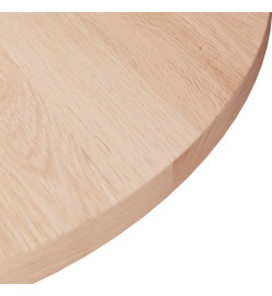 Dessus de table rond Ø30x1,5 cm Bois de chêne massif non traité