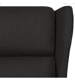 Fauteuil de massage Noir Tissu