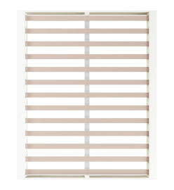 Cadre de lit Blanc 200x200 cm Bois massif