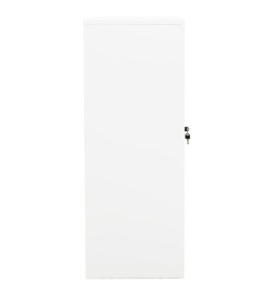 Armoire de bureau Blanc 90x40x105 cm Acier