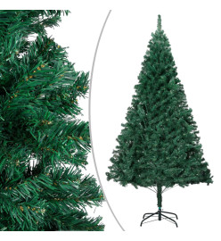 Arbre de Noël artificiel avec branches épaisses vert 150 cm PVC