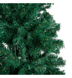 Arbre de Noël artificiel avec branches épaisses vert 150 cm PVC