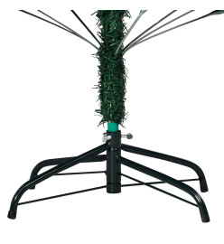 Arbre de Noël artificiel avec branches épaisses vert 150 cm PVC