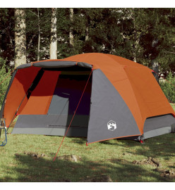 Tente de camping 6 personnes 412x370x190 cm taffetas 190T