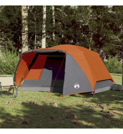 Tente de camping 6 personnes 412x370x190 cm taffetas 190T