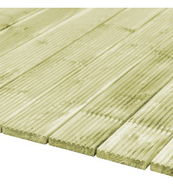 Panneaux de terrasse 40 pcs 5,8 m² 1 m Pin massif imprégné