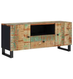 Meuble TV 105x33,5x46 cm bois de récupération et d'ingénierie