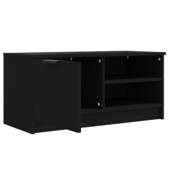 Meubles TV 2 pcs Noir 80x35x36,5 cm Bois d'ingénierie