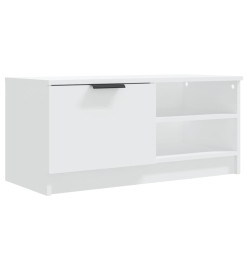 Meubles TV 2 pcs Blanc 80x35x36,5 cm Bois d'ingénierie