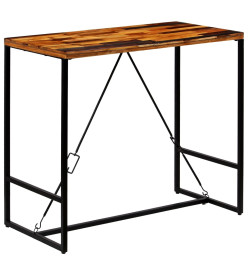 Table de bar Bois recyclé solide 120 x 60 x 106 cm