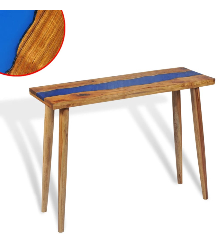 Table console Teck Résine 100 x 35 x 75 cm