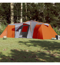 Tente de camping 12 personnes 840x720x200 cm taffetas 185T