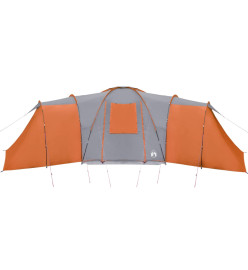 Tente de camping 12 personnes 840x720x200 cm taffetas 185T