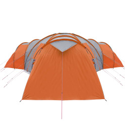 Tente de camping 12 personnes 840x720x200 cm taffetas 185T