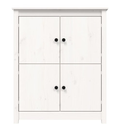 Buffet Blanc 83x41,5x100 cm Bois massif de pin