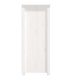 Buffet Blanc 83x41,5x100 cm Bois massif de pin