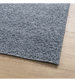 Tapis shaggy à poils longs moderne bleu 300x400 cm