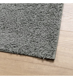 Tapis shaggy à poils longs moderne vert 240x340 cm