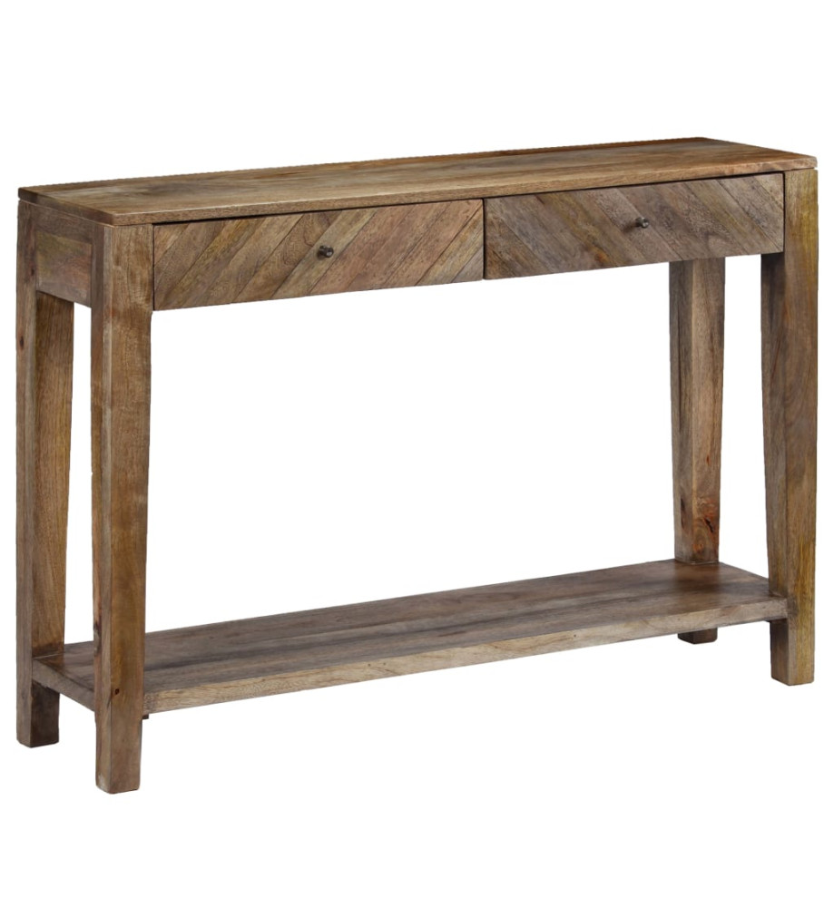 Table console Bois de manguier massif 118 x 30 x 80 cm